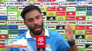 Leandro Sosa: “Este grupo no se rinde”, tras el empate agónico de Sporting Cristal ante Universitario