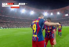 ¡Respuesta rápida! Gol de Robert Lewandowski para el 2-1 del Barcelona vs. Real Madrid