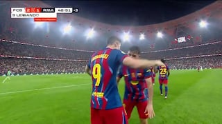 ¡Respuesta rápida! Gol de Robert Lewandowski para el 2-1 del Barcelona vs. Real Madrid