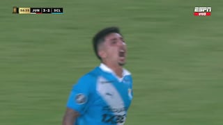 ¡El verdadero despertar! Gol de Gustavo Cazonatti puso el 2-3 de Sporting Cristal vs Junior