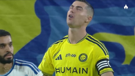 ¡Qué hizo Cristiano Ronaldo! Falló uno de los goles más fáciles de su carrera con Al-Nassr
