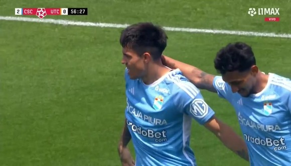Gol de Santiago González para el 2-0 de Sporting Cristal vs. UTC. (Video: L1 MAX)