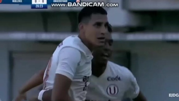 Alex Valera marcó el 1-0 de Universitario ante Ñublense. (Video: YouTube)
