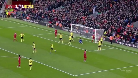 Luis Díaz fue el encargado de marcar el gol de la ventaja transitoria del Liverpool sobre Burnley. (Video: ESPN)
