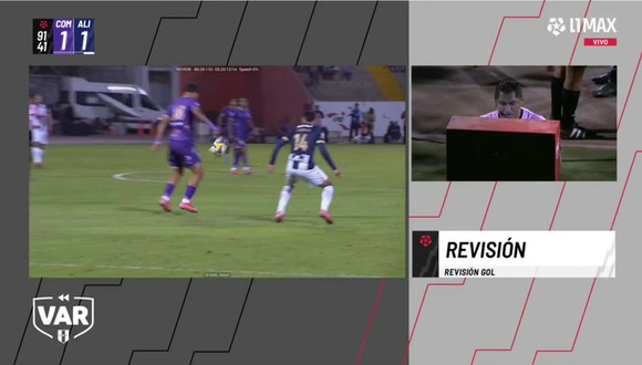 Gol anulado a Matías Sen en Alianza Lima vs. Comerciantes Unidos. (Video: L1 MAX)