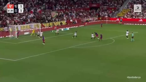 ¡Raphinha apareció para remontar! Doblete y gol del brasileño para el 2-1 del Barcelona vs. Sevilla