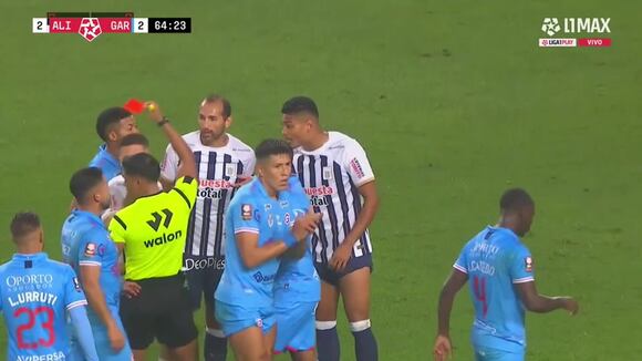 Jeriel de Santis y su expulsión ante Deportivo Garcilaso. (Video: L1 MAX)