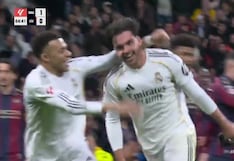 ¡Con la máscara de guerrero! Gol de Raúl Asencio para el 2-0 del Real Madrid vs Levante en LaLiga
