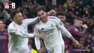 ¡Con la máscara de guerrero! Gol de Raúl Asencio para el 2-0 del Real Madrid vs Levante en LaLiga