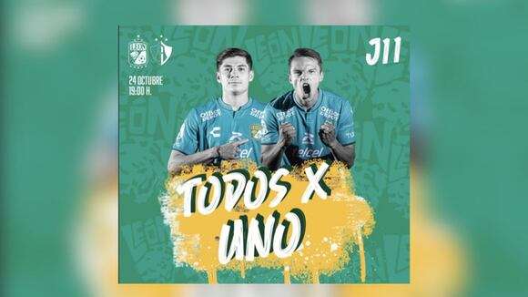 León vs. Atlas se enfretan por la jornada 11 de la Liga MX (Video: @clubleonfc).