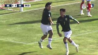 ¡Sorpresa en el inicio! Gol de Miguel Terceros para el 1-0 de Bolivia vs. Chile