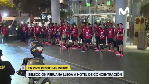 Jugadores de la Selección Peruana acompañaron a los hinchas en el banderazo. (Video: Movistar)