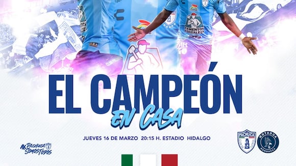 Pachuca vs. Motagua: así llegan los 'Tuzos' a la Concachampions (@Tuzos).