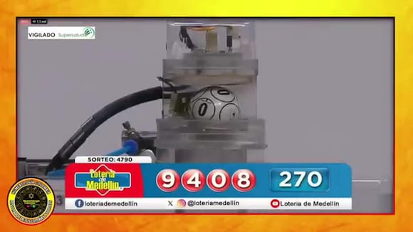 Lotería de Medellín del viernes 11 de julio en Colombia. (Video: Lotería de Medellín)