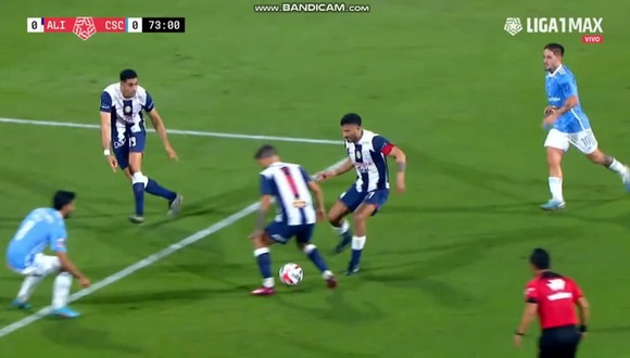 Gabriel Costa casi anota el 1-0 de Alianza Lima sobre Sporting Cristal. (Video: Liga 1 MAX)
