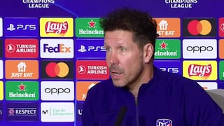 Diego Simeone: “Lautaro está entre los mejores delanteros de Europa”