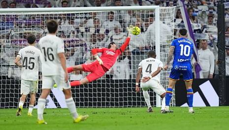 ¡Silencia el Bernabéu! Golazo de Martín Satriano para poner el 1-0 del Getafe contra el Real Madrid