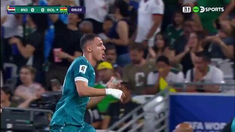 ¡Los tomó de sorpresa! Gol de de Ali Al-Hamadi para el 1-0 de Irak vs. Bolivia