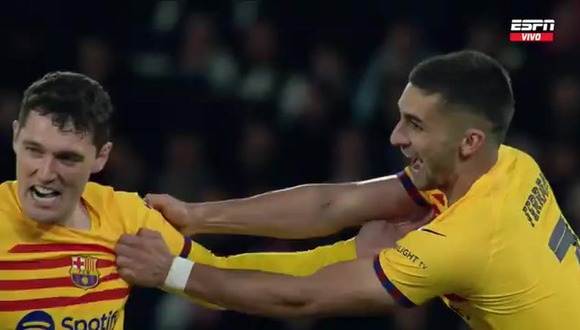 Gol de Andreas Christensen para el 3-2 de Barcelona vs. PSG. (Video: ESPN)