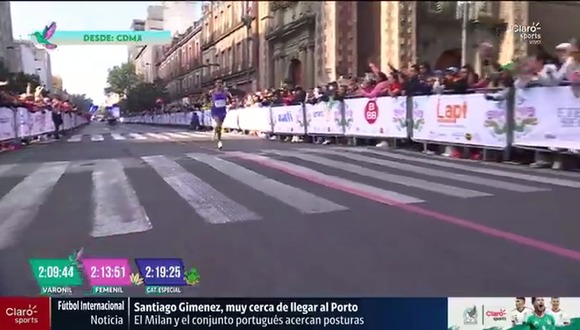 ¡Orgullo peruano! Cristhian Pacheco conquista la Maratón de Ciudad de México 2026