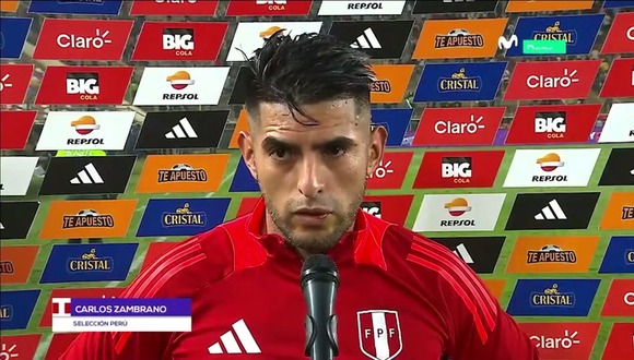 Carlos Zambrano tras el Perú vs Paraguay. (Video: Movistar Deportes)