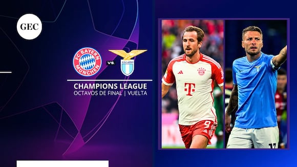 Bayern Múnich vs. Lazio: fecha, hora y canales de TV para ver Champions League