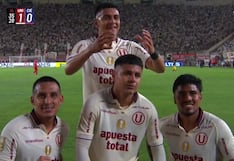 ¡Lo dejaron patear! Gol de Jairo Concha para el 1-0 de Universitario vs. Cienciano