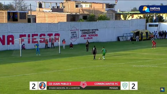 El error de Kevin Lugo en el tiro de penal de Comerciantes FC. (Video: Nativa TV)