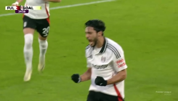 Raúl Jiménez anotó este domingo en el empate 2-2 ante Bournemouth . (Video: ESPN)