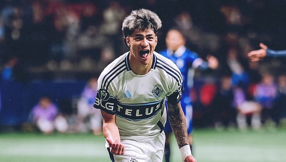 Kenji Cabrera marcó gol en clasificación del Vancouver Whitecaps en la CONCACAF Champions Cup. (Video: @TheChampions | Foto: @WhitecapsFC)