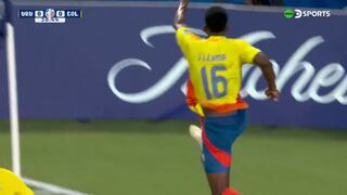 Tras centro preciso de James: gol de cabeza de Jefferson Lerma para el 0-1 de Uruguay vs Colombia