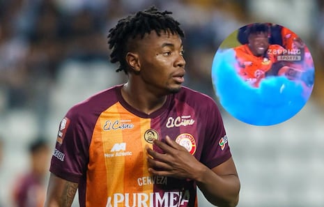 El último refuerzo extranjero de Cienciano: reveló el género de su bebé en pleno partido