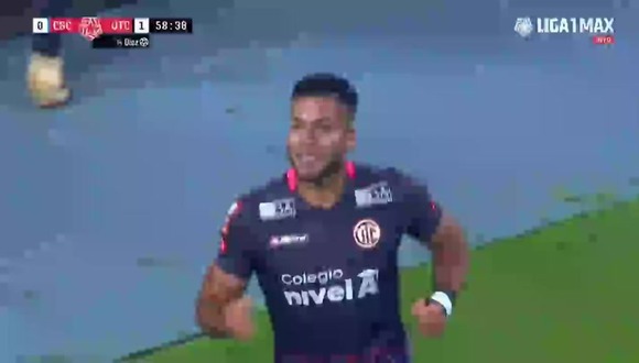 Carlo Diez anotó el 1-0 de UTC vs. Sporting Cristal. (Video: Liga 1 Max)
