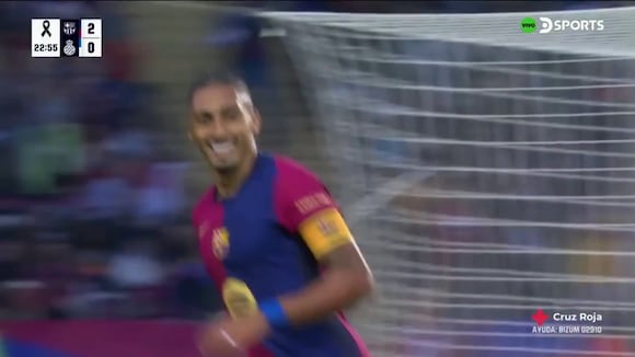 El segundo del Barcelona a Espanyol: Raphinha, autor del tanto. (Video: DSports)