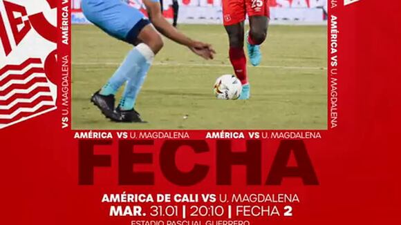 América de Cali enfrenta a Unión Magdalena por la Liga BetPlay | VIDEO: @AmericadeCali