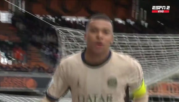 ¡Gol de Kylian Mbappé! De ‘taquito’ para el 2-0 del PSG vs. Lorient por Ligue 1. (Video: ESPN)