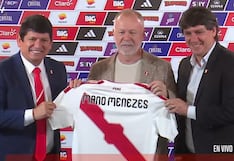 Mano Menezes en su presentación como DT de Perú: “Prometo trabajo para conseguir el éxito”