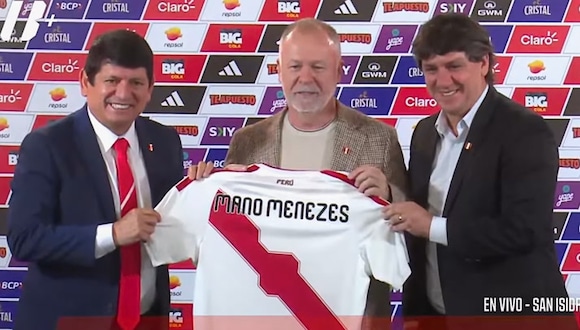 Mano Menezes presentación como nuevo DT de la Selección Peruana de Fútbol | VIDEO: La Bicolor