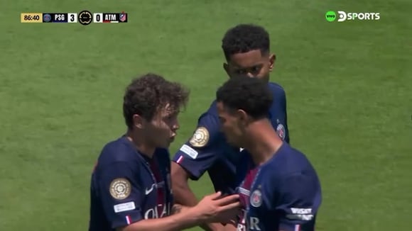 Gol de Senny Mayulu para sentenciar el 3-0 del PSG vs Atlético de Madrid. (Video: DSports)