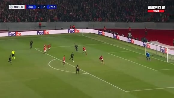Gol de Dani Ceballos para el 3-2 de Real Madrid vs. Unión Berlín. (Video: ESPN)