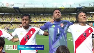 En Barranquilla: el Himno Nacional del Perú en el partido ante Colombia por Eliminatorias