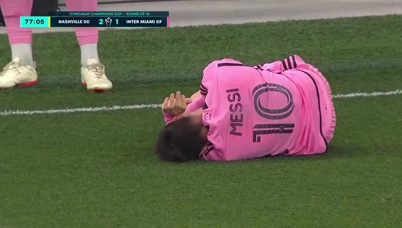 Lionel Messi recibió una dura falta por parte de Lukas Macnaughton en la Concachampions. (Video: ESPN en STAR Plus)