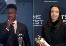 Vinícius y Bonmatí son elegidos los mejores de 2024 por la FIFA