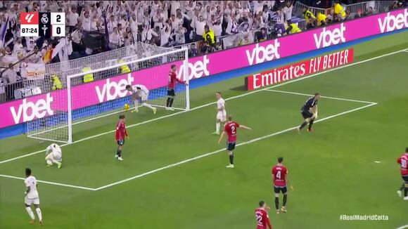 Así fue el autogol de Domínguez para el 3-0 de Real Madrid vs. Celta. (Video: ESPN)