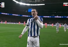 ¡Dan la sorpresa! Gol de Mikel Oyarzabal para el 1-0 del Real Sociedad vs Barcelona