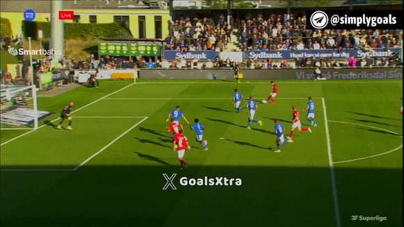 Oliver Sonne dio asistencia en empate de Silkeborg ante Lyngby. (Video: Twitter)