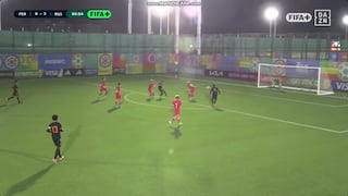 ¡Tras pase de taco! Gol de Edinson Vela para el descuento de Perú vs. Rusia en el Mundial Sub-15