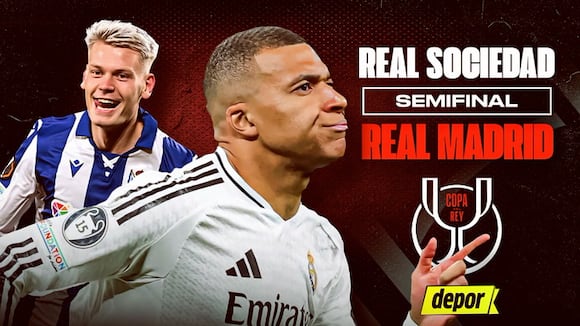 Real Madrid vs. Real Sociedad juegan por las semifinales de ida de la Copa del Rey 2025 (Video: @realmadrid)