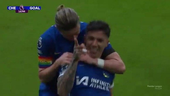 Enzo Fernández abrió la cuenta del partido entre Chelsea vs. Brighton. (Video: ESPN)