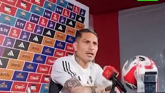 Declaraciones de Paolo Guerrero previo al duelo ante Chile. (Video: José Varela)